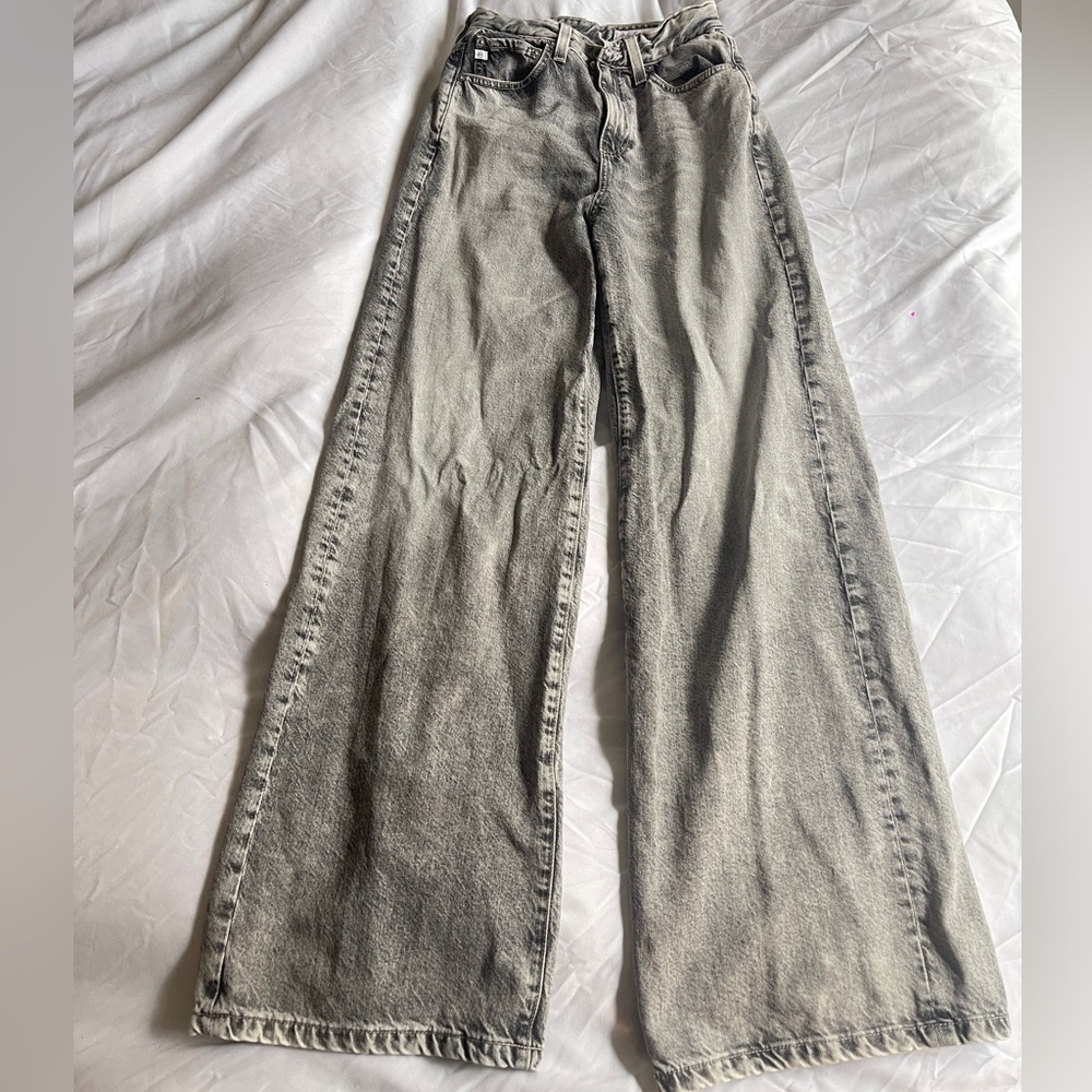 AG Jeans - Gray, Wide Leg